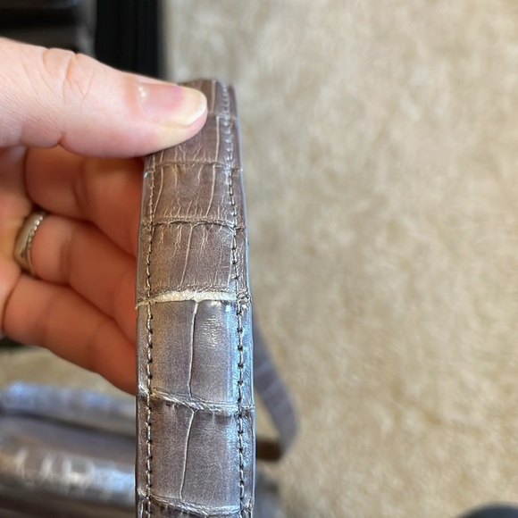 NANCY GONZALEZ Small Crocodile Top-Handle Crossbody Bag - Picture 10 of 16